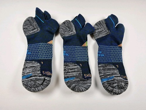 Lotto di 3 calze alla caviglia Bombas Hex-Tec Run Running Atletiche Taglia XL - Foto 2 di 3