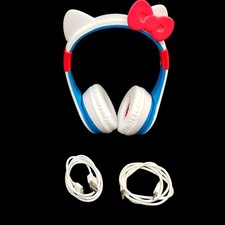 Hello Kitty eKids Bluetooth Wireless Headphones Volume Limited Foldable Tested