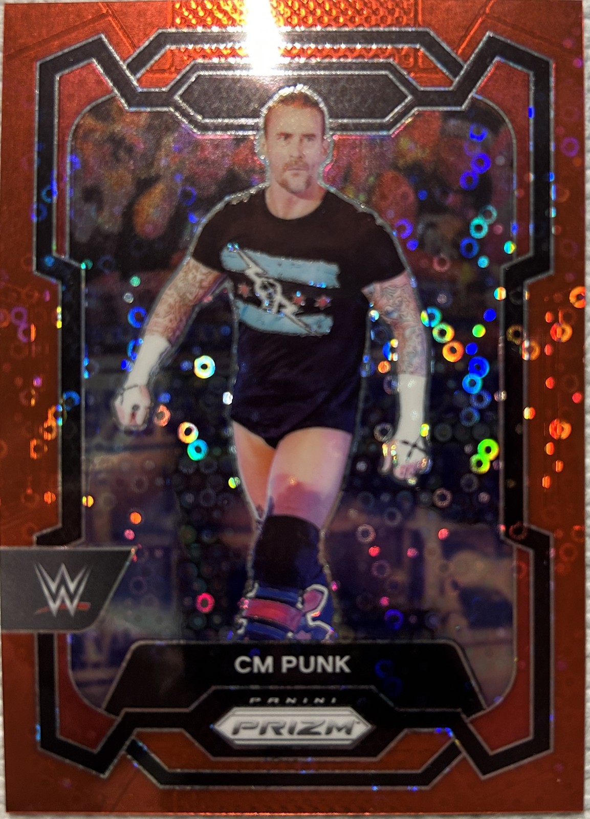 CM Punk Undercard Prizm Red /99 Panini WWE 2024 Prizm