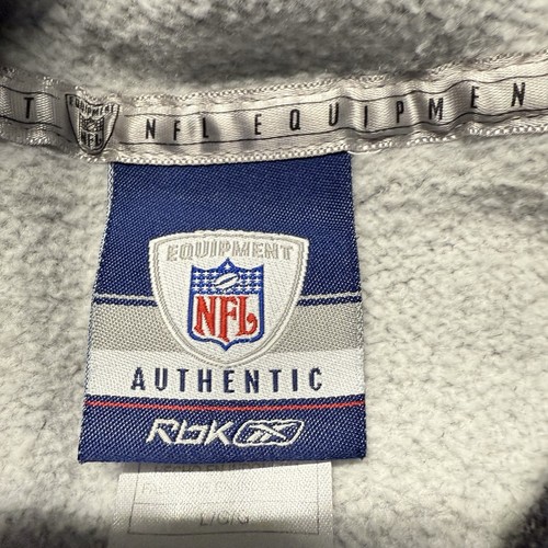 Dallas Cowboys NFL Reebok Mens Large Gray Pullover Hoodie Sweatshirt Football - Bild 5 von 13