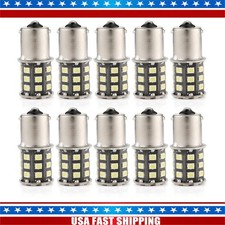 10x Super White 1156 1141 33-smd Rv Camper Trailer Led Interior Light Bulbs 12v