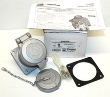 ⭐NEW IN BOX⭐ APPLETON ADR3034 30-Amp PIN&SLEEVE RECEPTACLE 30A  3W 4P