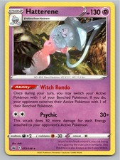 2021 POKEMON HATTERENE CHILLING REIGN 073/198 HOLO R NM A70787 FREE S&H