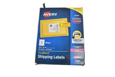 Avery 5164 TrueBlock Shipping Labels 3 1/3 X 4 600 Labels 100 Sheets White