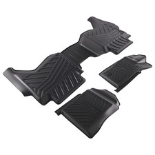 Black Tpe Floor Mats Liner For Ford Ranger Xl Xlt Lariat Wildtrak 2024-2025 Black Tpe Floor Mats Liner For Ford Ranger Xl Xlt Lariat Wildtrak 2024-2025