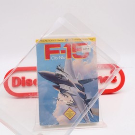 NES Nintendo F-15 CITY WAR - &iexcl;NUEVO Y Sellado de F&aacute;brica con Aut&eacute;ntica Costura de 3 Caras!