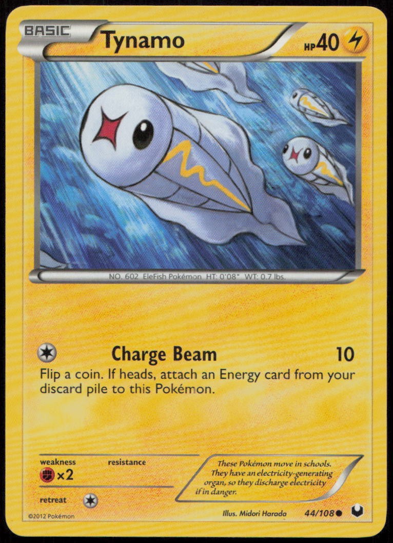 Tynamo 44/108 NM Dark Explorers Common Pokemon