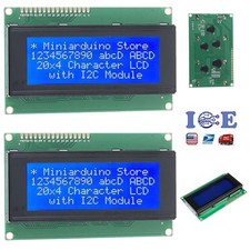 2pcs LCD 2004 Blue 20x4 LCD2004 Character Module Display Screen Arduino HD44780