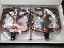 Deity Supervillain Flat Pedals - Bronze - MTB, DH, E-bike, Enduro, Trail