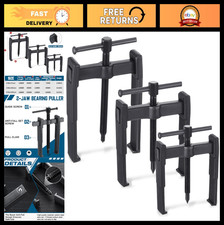 3 Pcs Adjustable 2 Jaw Gear Puller Set - Steel Tool For Pulleys Flywheels Bear
