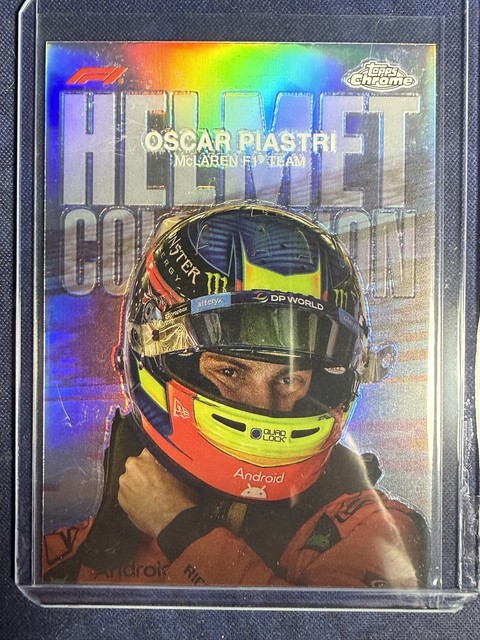 2024 Topps Chrome Formula 1 - Helmet Collection Oscar Piastri #HC-8