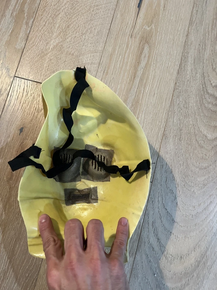 Vintage 1995 Star Wars C3PO Droid Halloween Adult Mask Lucas Film Cosplay VTG - Image 4 of 4