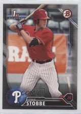 2016 Bowman Draft Draft Picks Silver 355/499 Cole Stobbe #BD-62 4h5