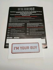 Metal Gear Solid the Legacy Collection PS3 PlayStation 3 DLC add On Insert Only