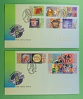 DR WHO 1998 AUSTRALIA 2 FDC MUSIC ROCK N ROLL COMBO R67300