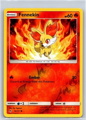 Fennekin 14/131 Common Forbidden Light Pokemon Reverse Holo NM/M 604c-67