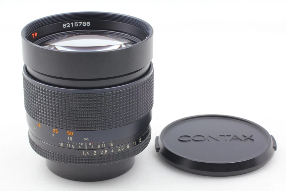 "Near Mint+++" Contax Carl Zeiss Planar 85mm f1.4 T* AEG CY Mount Lens JAPAN - Image 2 of 4