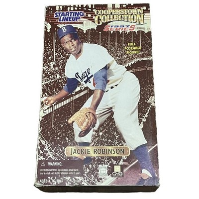 1997 Starting Lineup Jackie Robinson Cooperstown Collection 12'' Figure
