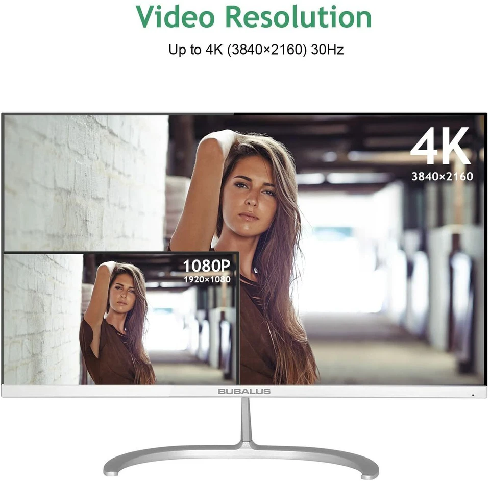 2 Meter DP auf DP Displayport Kabel 5k Ultra HD 1.3 DP HDTV, Gaming-Grafik - Bild 3 von 4