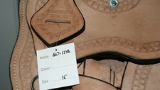 Brown Leather 16" Hand Tooled Western Show Saddle SLT-1148