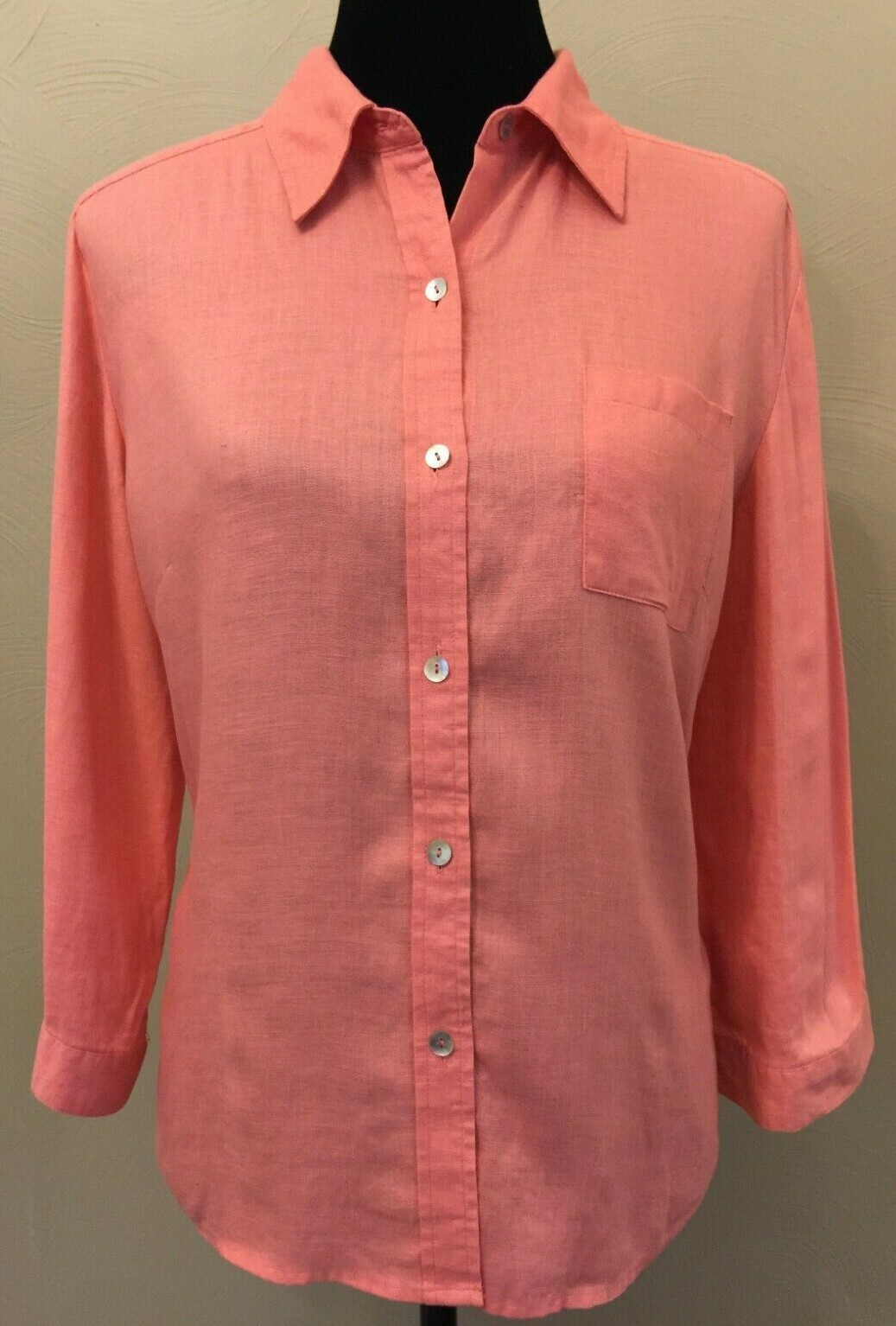 Richard Malcom Womens Button Down Long Sleeve Blo… - image 1