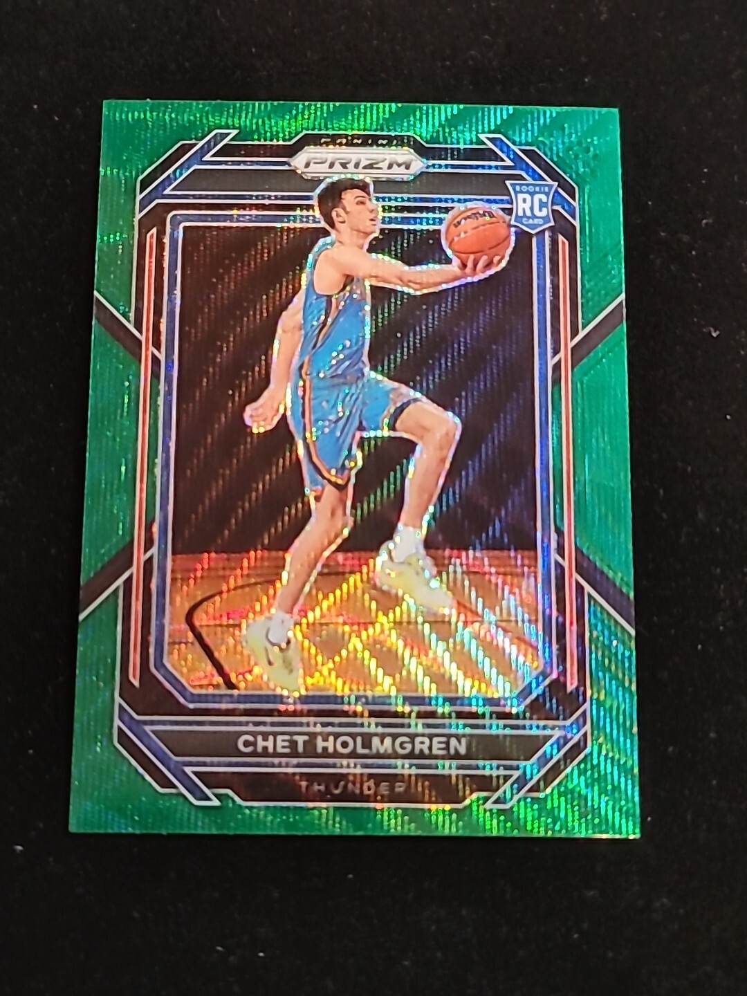 Chet Holmgren 2022-23 Prizm Rc Green Wave Rare Fanatics Exclusive. 266