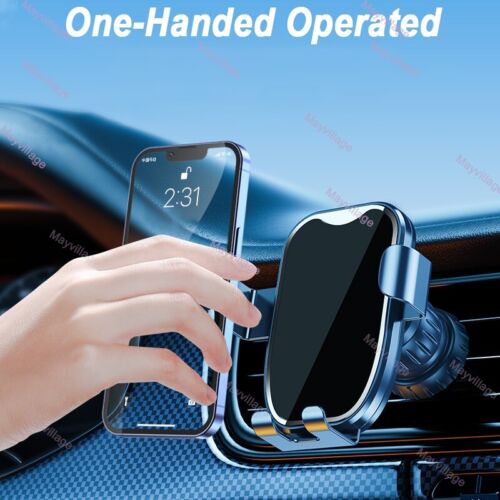 Cell Phone Holder for Car 360 Rotation Universal Phone Mount Air Vent Dashboard - Picture 3 of 13