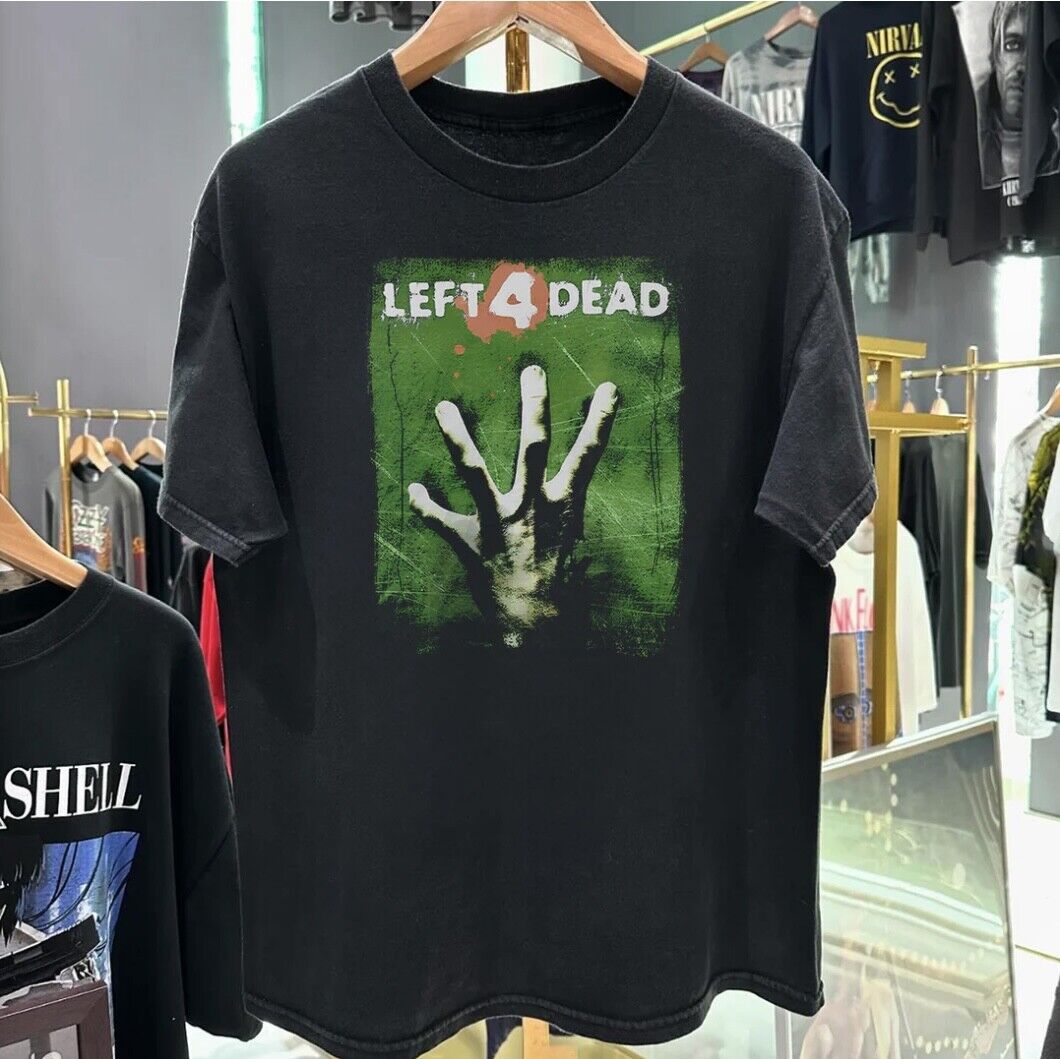 Left 4 Dead T Shirt Vintage Graphic 2008 Grunge Y2K Tapout Left 4 Dead T Shirt Vintage Graphic 2008 Grunge Y2K Tapout