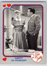 GUILTY AS CHARGED #93 I Love Lucy Pacific Trading Card Lucille Ball B109