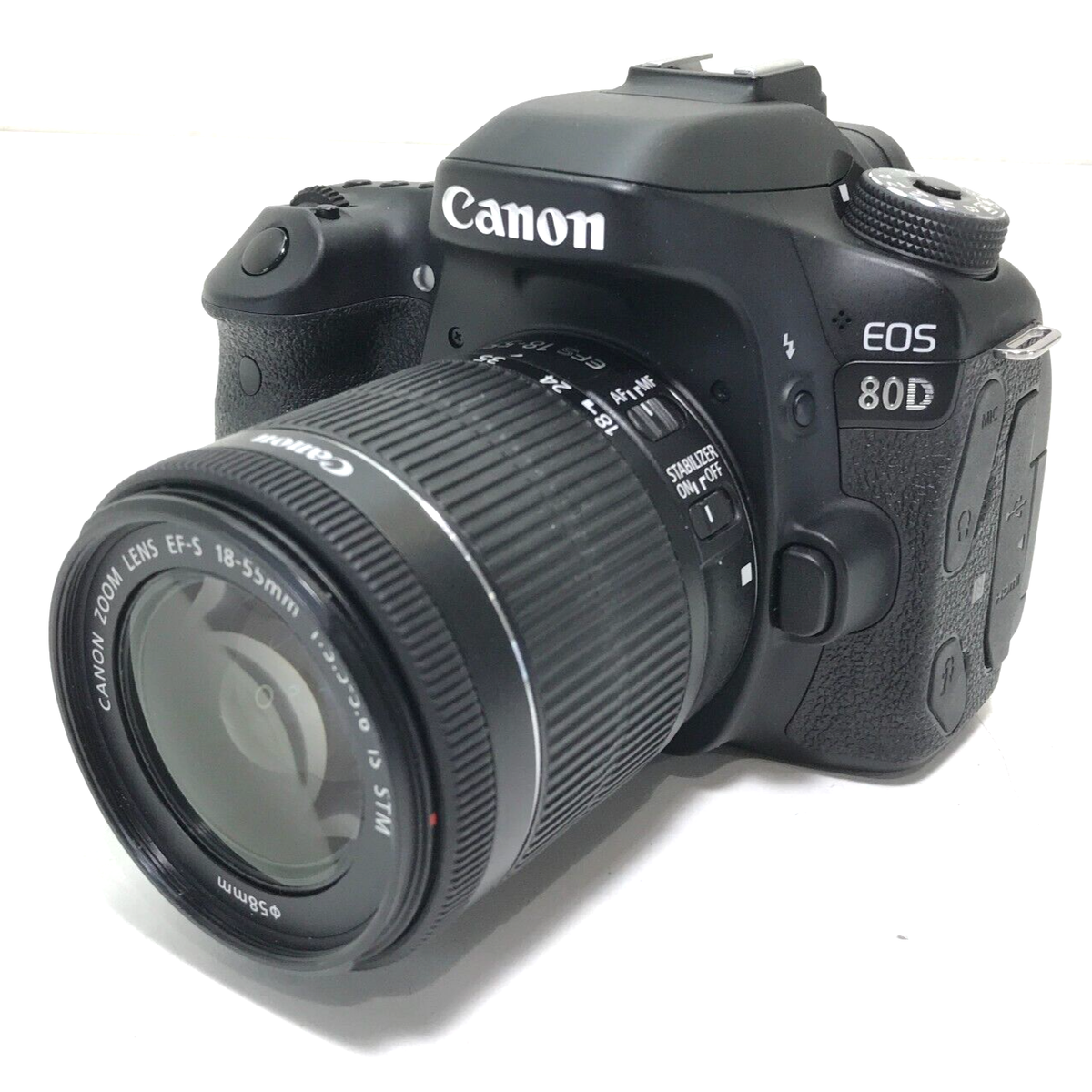 Canon EOS 80D 24.2 MP Digital SLR Camera W/ EF-S 18-55mm