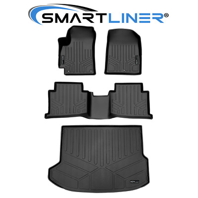 SMARTLINER Custom Fit 2 Row Floor and Cargo Liner TPE 2024-2025 Kia Seltos SUV