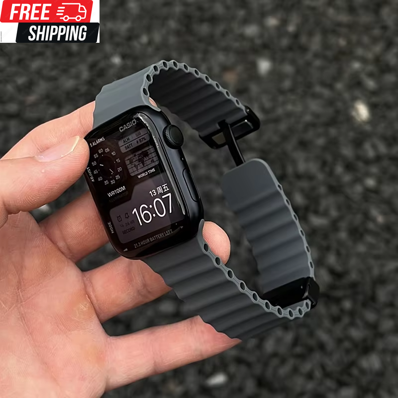 Ocean Strap for Apple Watch 10 9 8 7 Ultra Band 46 45 49 44 41/42Mm Silicone