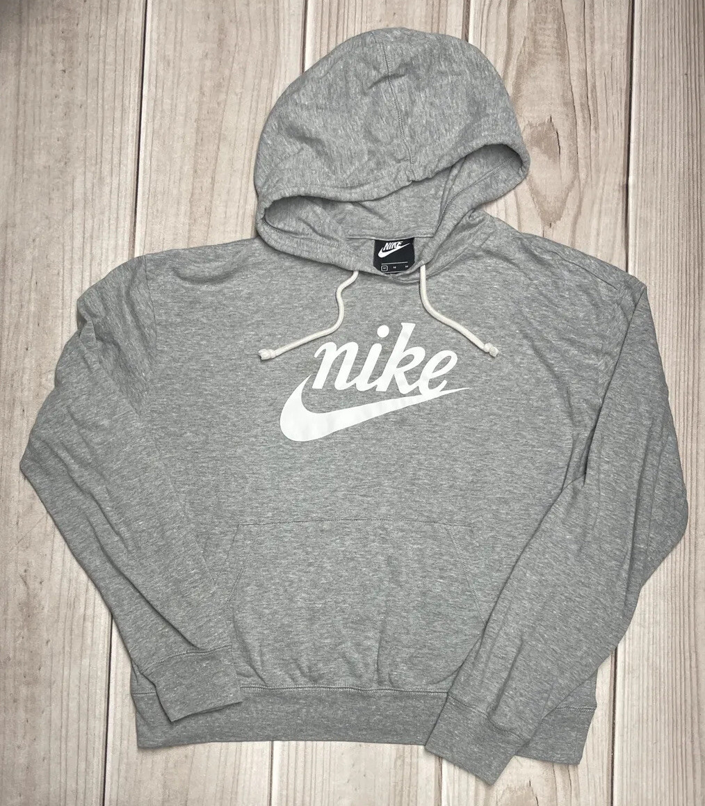 nike women's sportswear gym vintage hoodie