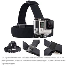 Head Strap Mount Belt Elastic Headband For GoPro GO PRO HD Hero 4/3+/3/2/ Camera