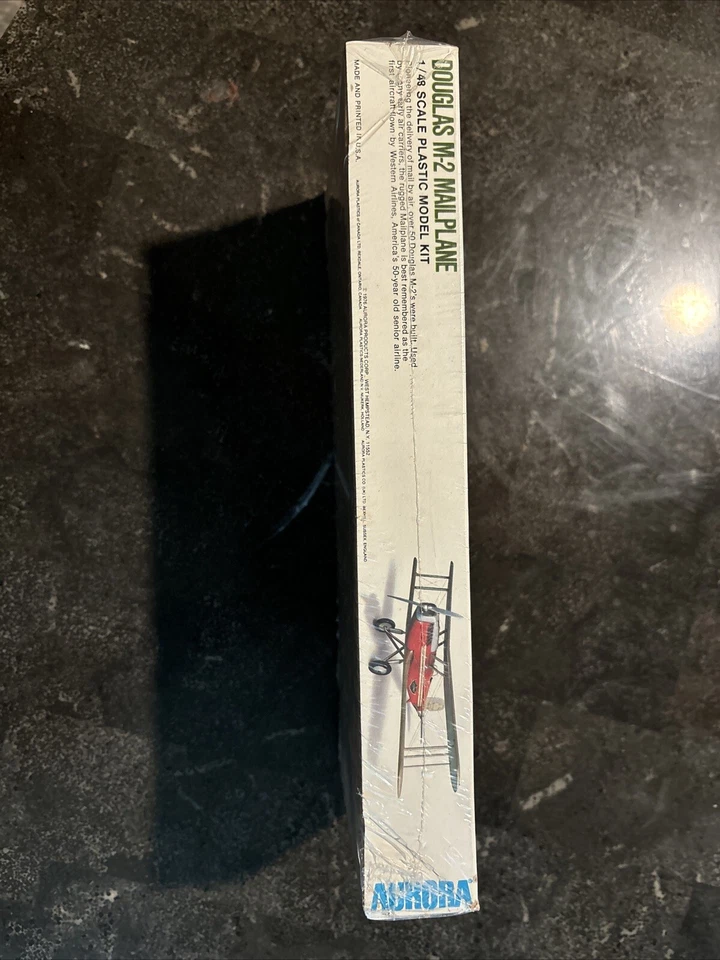 Aurora 1:48 Douglas M-2 Mailplane, Vintage Model Airplane Kit 775, NEW & SEALED - Image 4 of 4