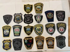 Police collectors Wholesale  patch set 20 pieces all different patches. All New