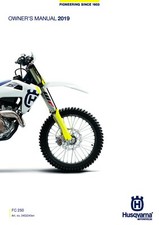 Husqvarna Owners Manual Book Guide 2019 FC 250