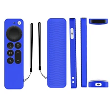 Silicone Protective Case Cover for 2021 New TV Siri Remote Control Shockproof  =