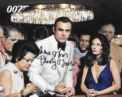 LANA WOOD in BOND: DIAMONDS ARE FOREVER as Plenty O'Toole.In Pers.COA.10''x8''#324