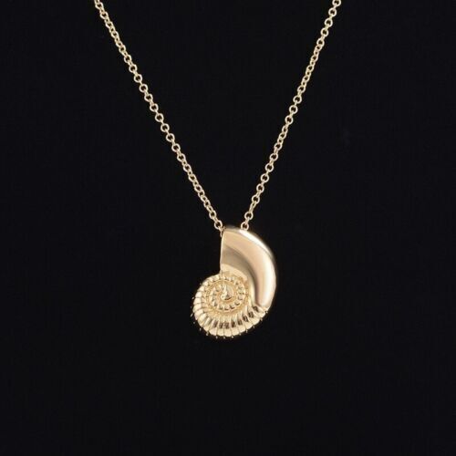 1 X Collar Colgante Fósil Ariel Voz Amonita Úrsula Fósil Sirena - Imagen 8 de 15