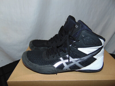 ASICS Matflex 6 Black and silver White High-Top Wrestling Sneakers Asics Matflex 6 Wrestling Shoe (Black/Silver) – Iconic Apparel main image 4
