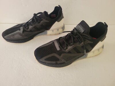 ADIDAS ZX 2K BOOST Mens Running Shoes FZ2946 White/Black US Sz 13