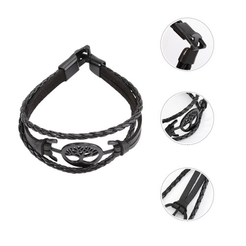 Lederarmband Mann Manschettenarmbänder Männer Manschettenarmband