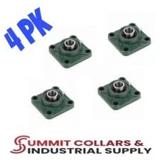 UCF205-16 Pillow Block Flange Bearing 1" Bore 4 Bolt  (4 PACK)