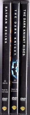 Batman - The Dark Knight Trilogy (Christrian Bale) 3-DVDs  DVD