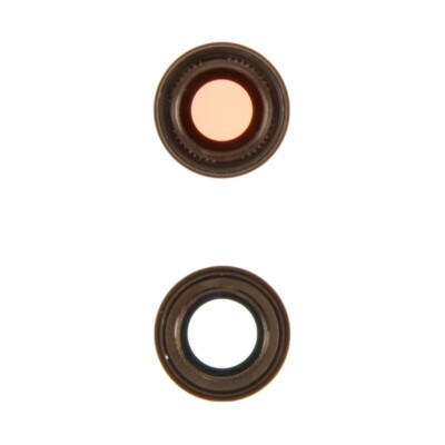 Glass Camera Lens with Bezel Set Back Set of 2 for Apple iPhone 13 Mini Black
