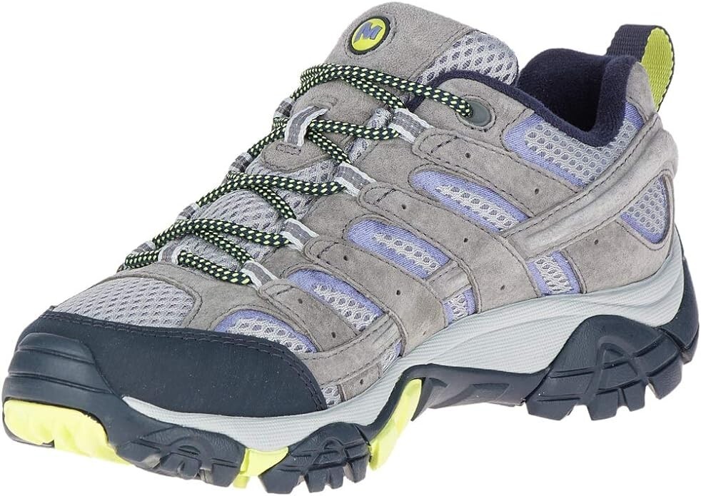 Scarpe da trekking Merrell da donna Moab 2 sfiato J19904 blu navy mattina taglia 6 nuove con scatola