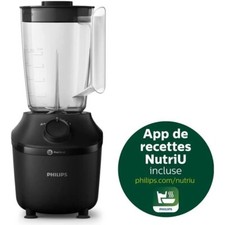 PHILIPS Blender Daily HR2041/41, 450W, 4 lames ProBlend 4, Bol plastique de 1,9L