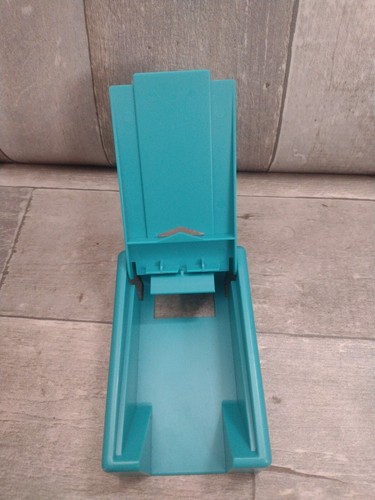 Vintage 1989 TABOO Game Replacement Pieces Parts Teal CARD HOLDER 2 - Picture 2 of 3