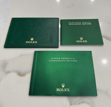 Authentic Rolex Daytona Booklet Manual Set 11...